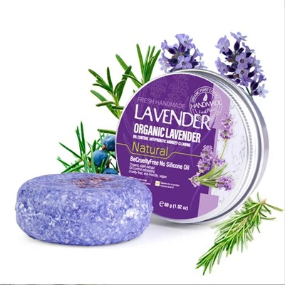 Shampoo solido alla lavanda e rosmarino